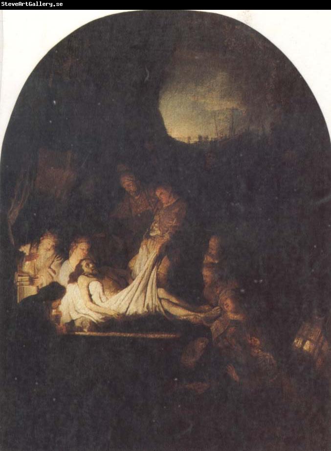 REMBRANDT Harmenszoon van Rijn The Entombent of Christ